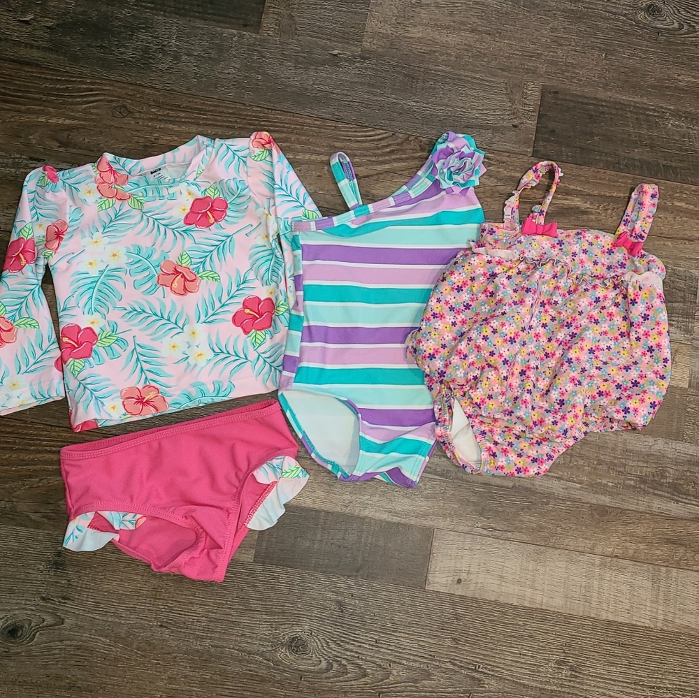 9-12 month baby girl bathing suits